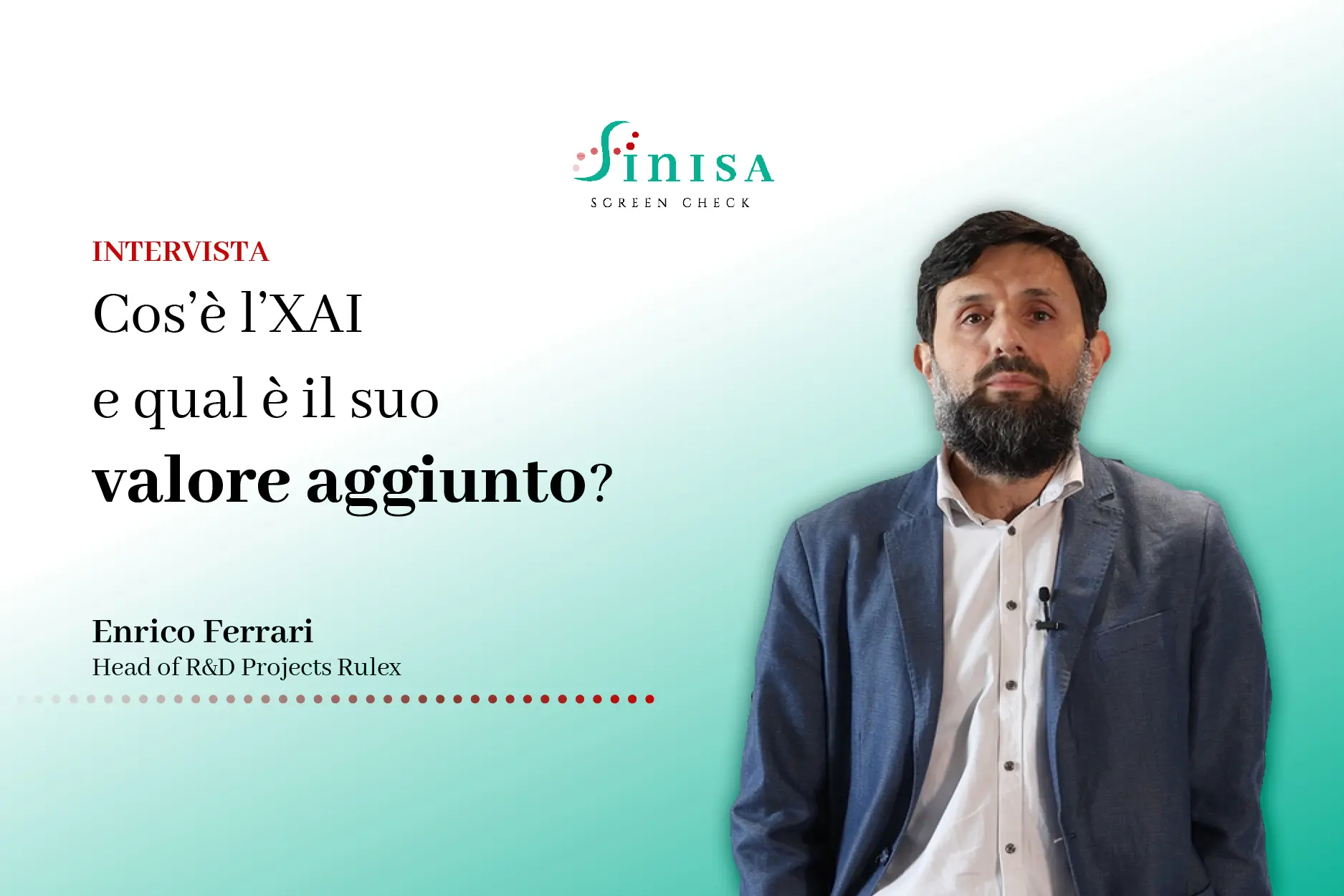 Explainable Artificial Intelligence sinisa enrico ferrari qui salute magazine